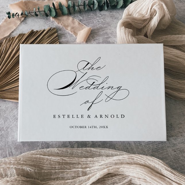 Livre D'or Élégant Mariage de calligraphie moderne (Créateur téléchargé)