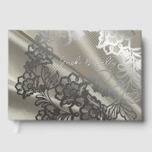 Élégant Mariage de dentelle noire