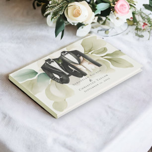 Livre D'or Elégant Mariage gay deux pièces en costume