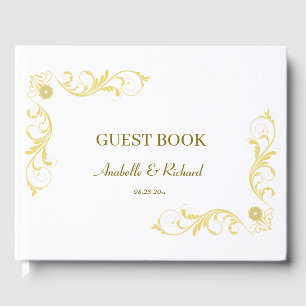 Livre D'or Élégant Mariage victorien