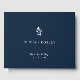Livre D'or Elegant Minimalist Botanical Wedding