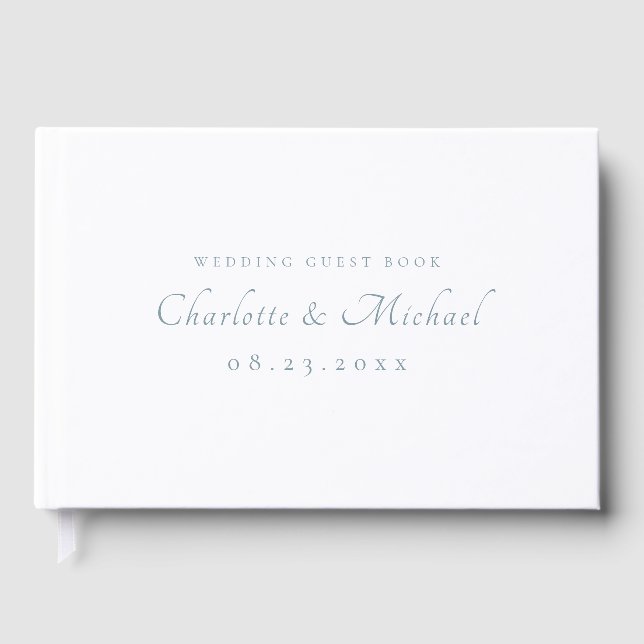 Livre D'or Elegant Modern Calligraphy Wedding (Recto)