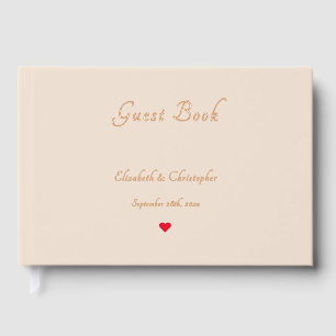 Livre D'or Elégant Rustic Earth Gold Mariages Anniversaire