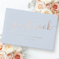 Elégante calligraphie mariage vrai feuille bleu po