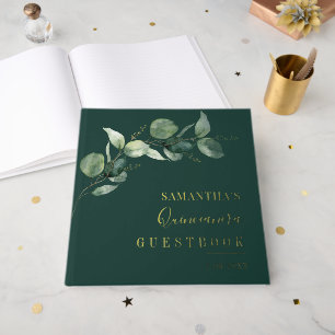 Livre D'or Elégante Quinceanera 15e anniversaire Rose Gold