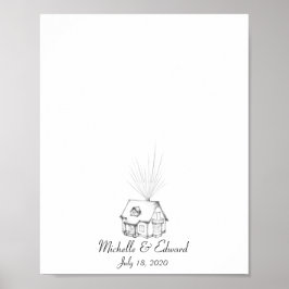 Livre d'or Empreinte digitale Up House