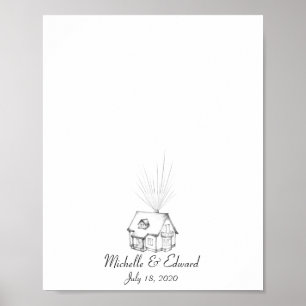 Livre d'or Empreinte digitale Up House