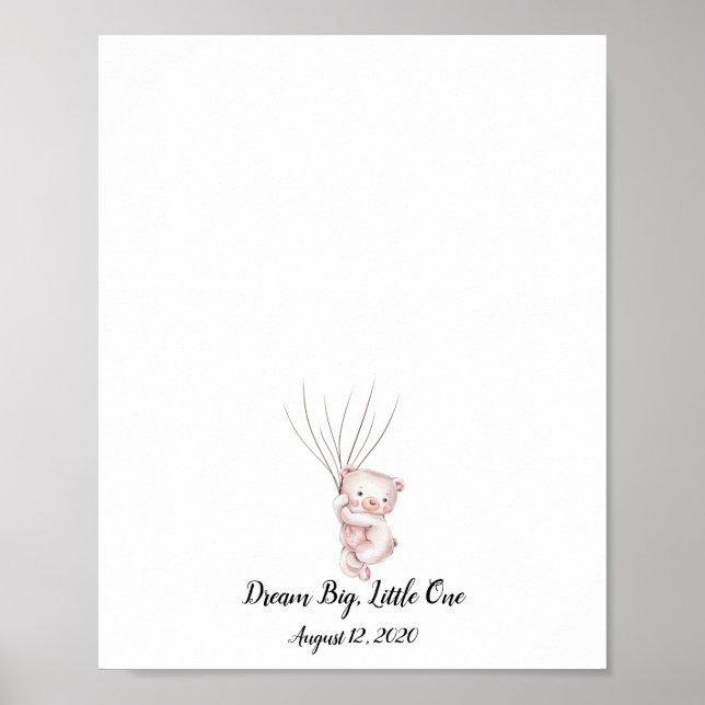 Livre d'or Empreintes de Nounours (Devant)