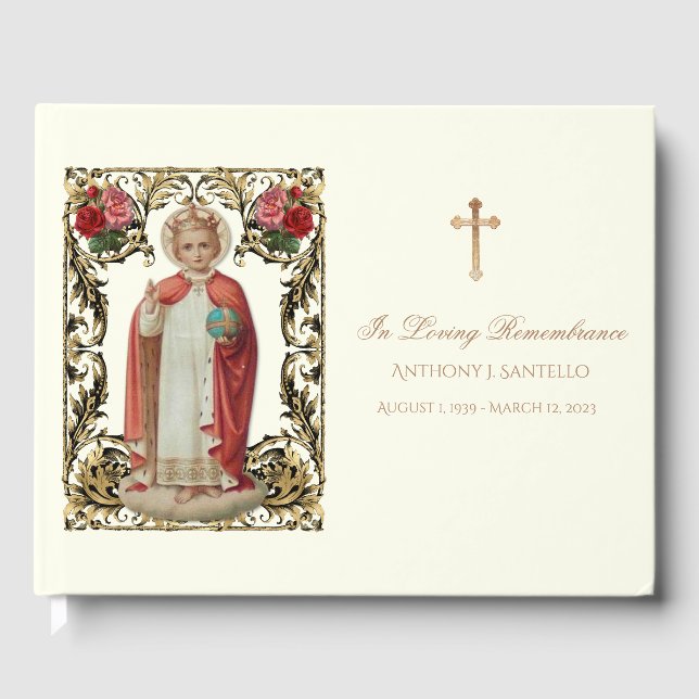 Livre D'or Enfant catholique du Mémorial de Prague (Recto)