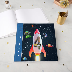 Livre D'or Énorme Quatre avec photos Rocket Space 4e annive