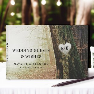 Livre D'or Evermore Forêt de fée enchantée Mariage orange