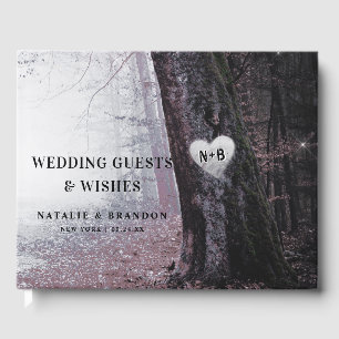 Livre D'or Evermore   Forêt de fée enchantée   Mauve Mariage
