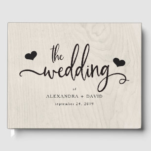 Livre D'or Farmhouse Chic   Mariage rustique moderne