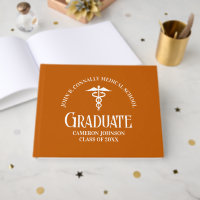 Fête de graduation Médicale Orange personnalisée