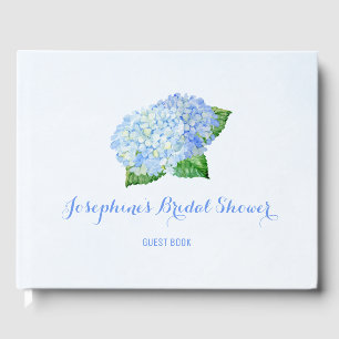 Livre D'or Fête des mariées Blue Hydrangea