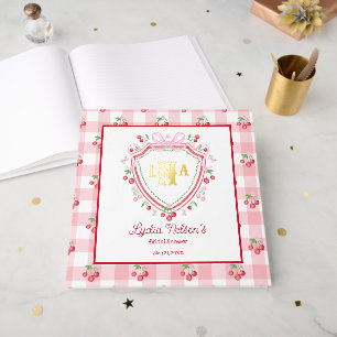 Livre D'or Fête des mariées Coquette Cherry Monogam