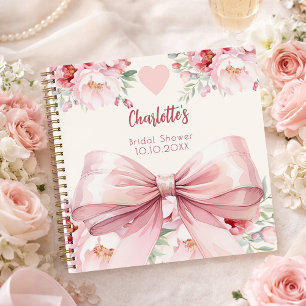 Livre d'or Fête des mariées flûtes à arc rose