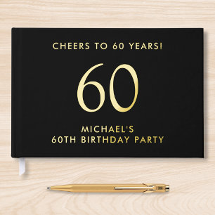 Livre D'or Fête élégante des 60 ans pour hommes