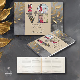 Livre D'or Feuille d'or Impasto noir