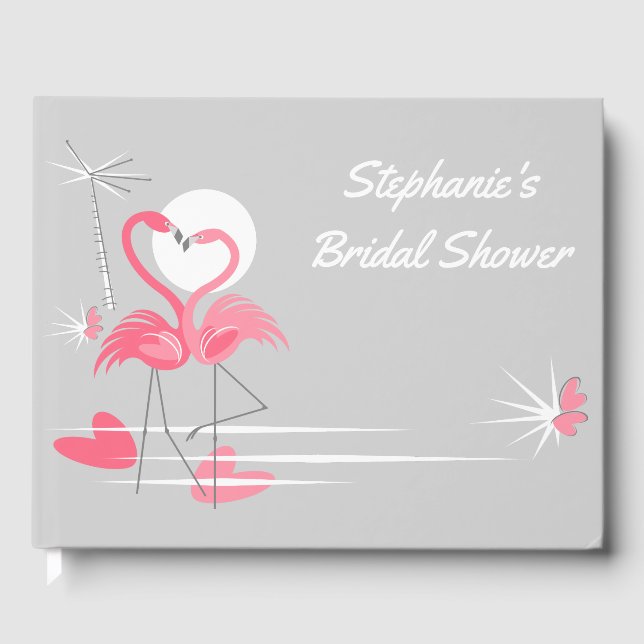 Livre D'or Flamant rose Love Side Bridal (Recto)