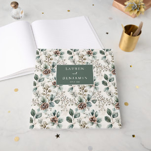 Livre D'or Fleur Botanique Terreuse Sereine