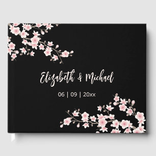 Livre D'or Fleur d'abricot Sakura Floral Mariage