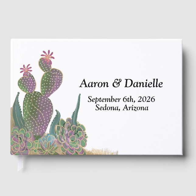 Livre d'or - Fleur de Cactus (Recto)