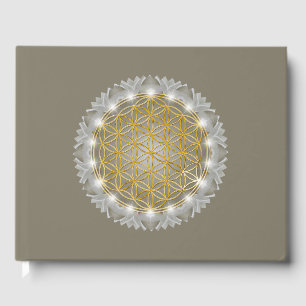 Livre D'or FLEUR DE VIE - Géométrie sacrée Lumière 1