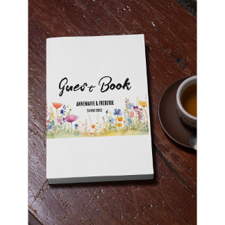 Livre D'or Fleur sauvage aquarelle