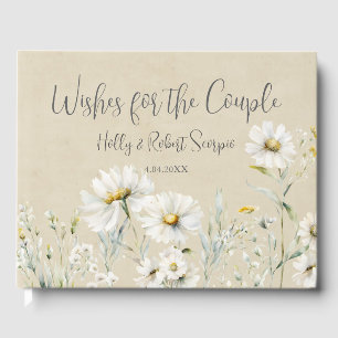 Livre D'or Fleur sauvage Daisy Mariage