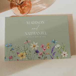 Livre D'or Fleur sauvage Fleur Fleur Flore Jardin Mariage
