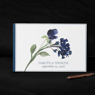 Livre D'or Fleur sauvage Mariage classique de Jardin Bohème