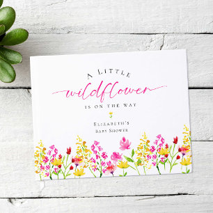 Livre D'or Fleurs de Baby showers fleurs sauvages Floral Cust
