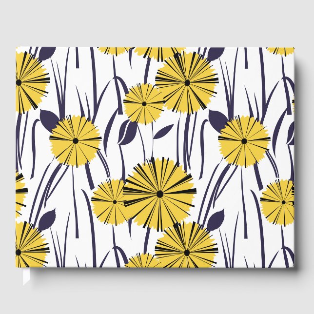 Livre D'or Fleurs jaunes (Recto)