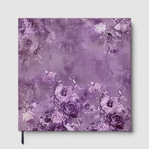 Fleurs violettes sur un fond violet
