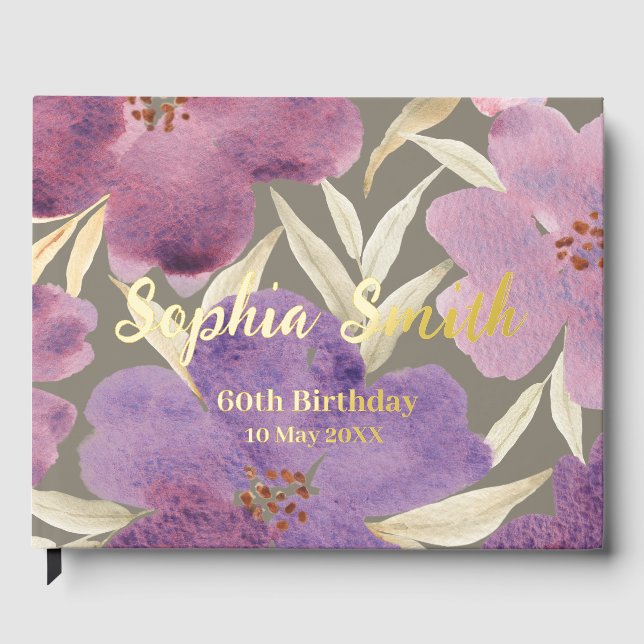 Livre D'or Foil Guestbook (Recto)