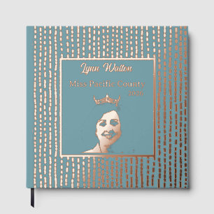 Livre D'or Foil Pageant Crown Photo Scrapbook-CSTM Titre