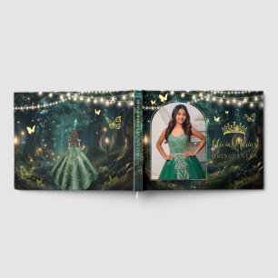 Livre D'or Forêt enchantée Or Quinceañera Photo