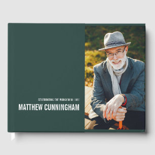Livre D'or Forever In Our Hearts Modern Custom Photo Memorial