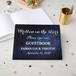 Livre D'or Galaxy Stars Starry Night Celestin Mariage