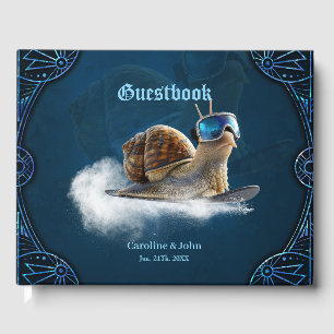 Livre D'or Glacière que le reste, l'escargot de snowboard.