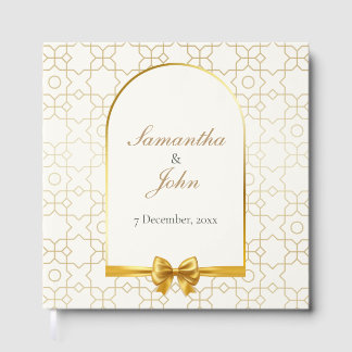 Livre D'or Gold Geometric Arch Art Deco Wedding