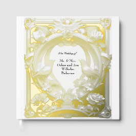Livre D'or Gold 'n Fauna Motif Atelier Mariage