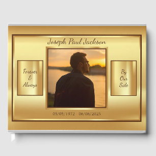 Livre D'or Gold Photo Memorial