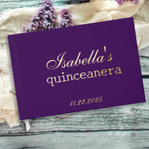 Livre D'or Gothique Glam Quince violet