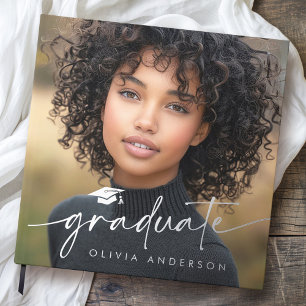 Livre D'or Graduation photo élégant script diplôme