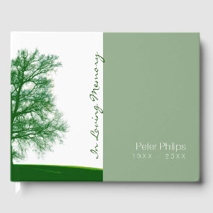 Livre D'or Green Tree 2 Célébration de la vie Mémorial HCGB