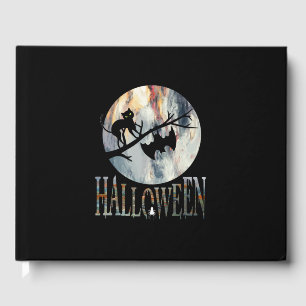 Livre D'or Halloween Funny Chat Halloween Anniversaire