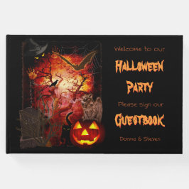 Livre D'or Halloween Party (personnalisable)