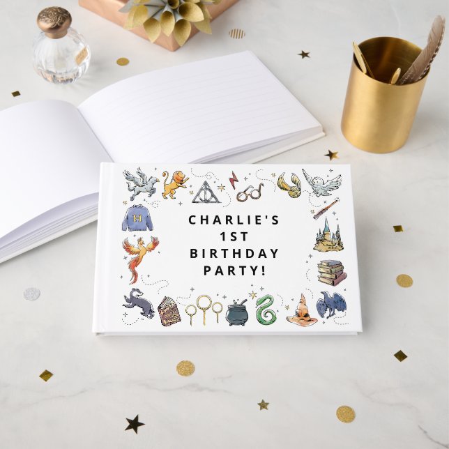 Livre D'or Harry Potter Icon's Birthday (Recto ouvert)